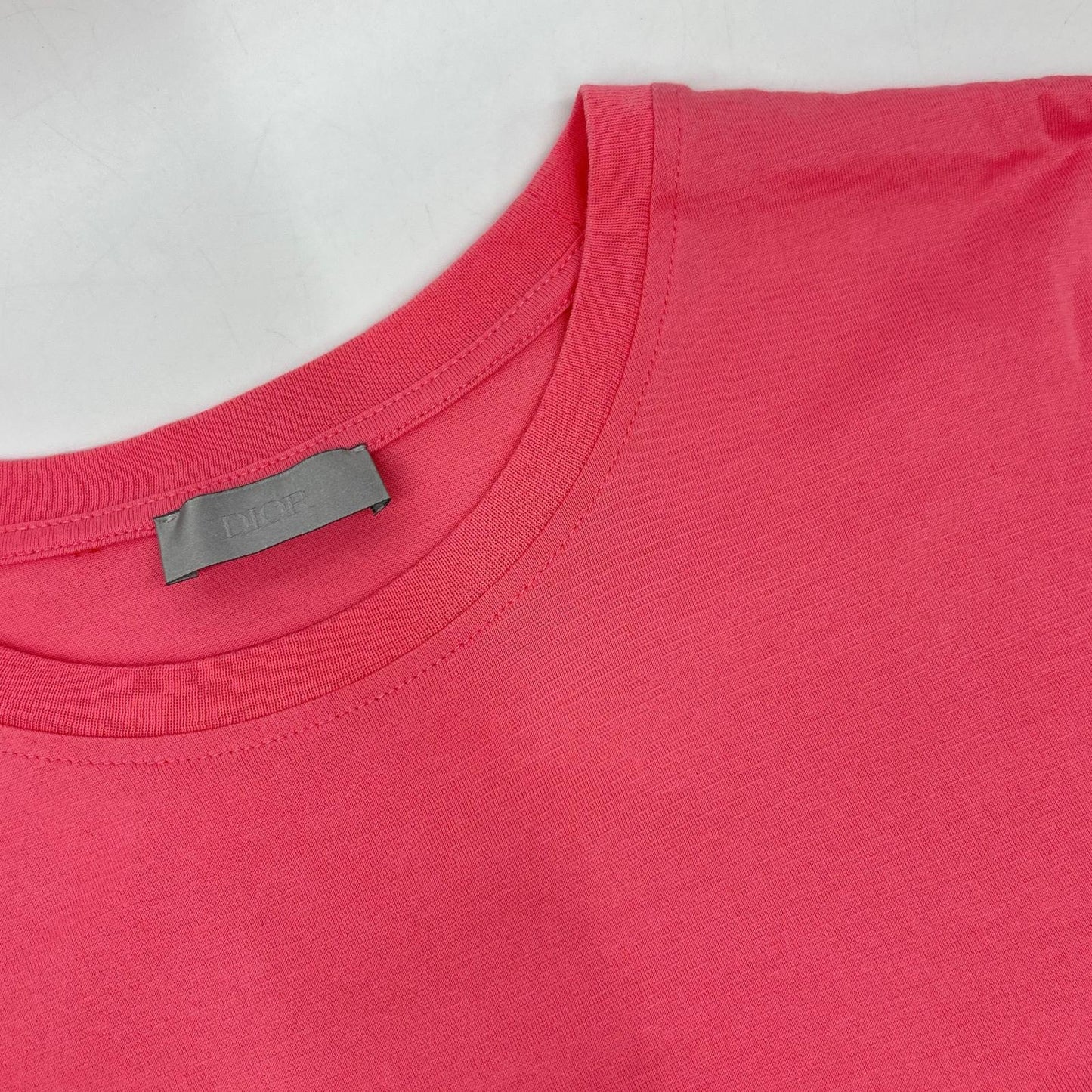 DIOR ディオール 013J600A0589 20SS ピンク CD刺繍 半袖 Tシャツ トップス