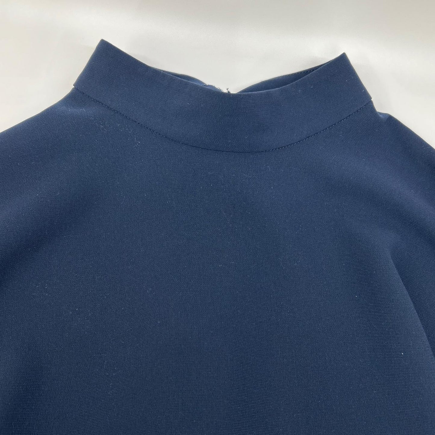 ADORE 爱朵 5313210918 藏青色 清爽干爽乔其纱上衣