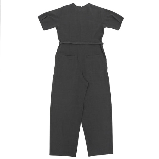 steven alan スティーブンアラン リネン混 SHORT SLEEVE ALL IN ONE オーバーオール オールインワン レディース グレー M 8226-242-0554 オーバーオール オールインワン