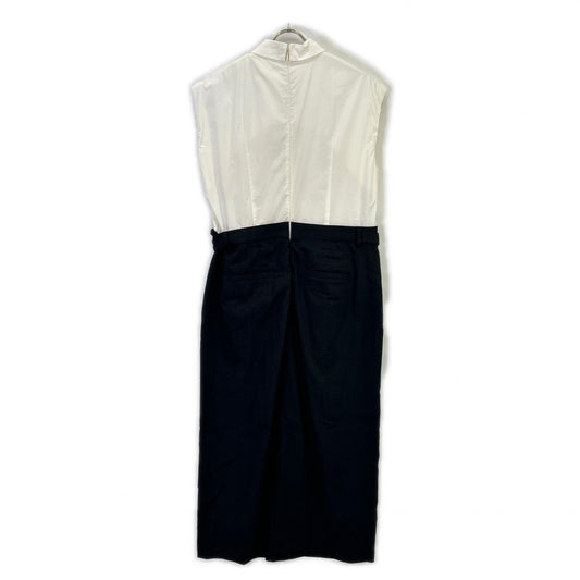 CLANE クラネ 16112-5162 24SS ホワイト×ブラック 2WAY ADJUST ONEPIECE ワンピース