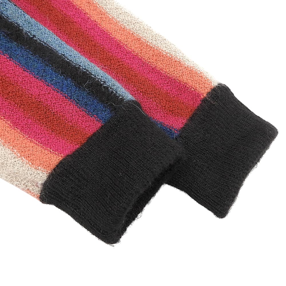 6(ROKU) ロク 美品 ALPACA STRIPE CARDIGAN トップス レディース マルチカラー 8628-199-0097 トップス