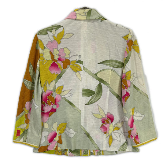 LEONARD 0351203 Beige Zip-Up Jacket