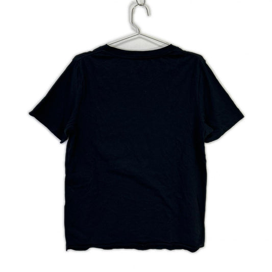 18SS 541888 YB2XS Black Logo Print Crew Neck T-Shirt Tops S Men's