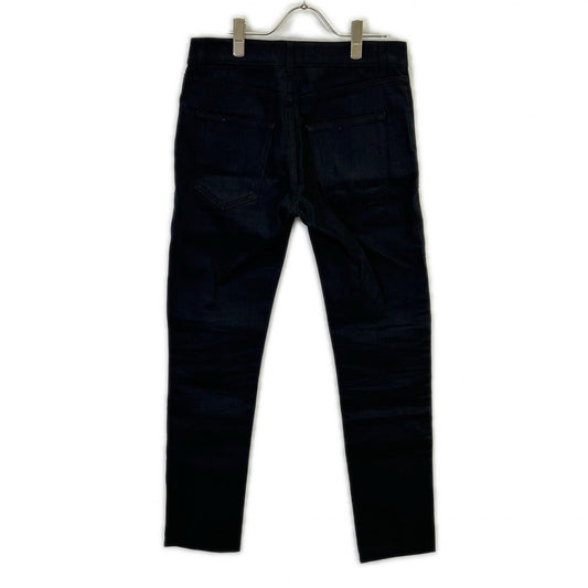 504706 YG869 Black Cotton Denim Pants Bottoms 29 Men's