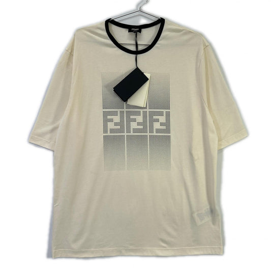 FAF715 AR5B 23年 ホワイト ズッカ柄グラデーション 半袖 Tシャツ トップス S メンズ