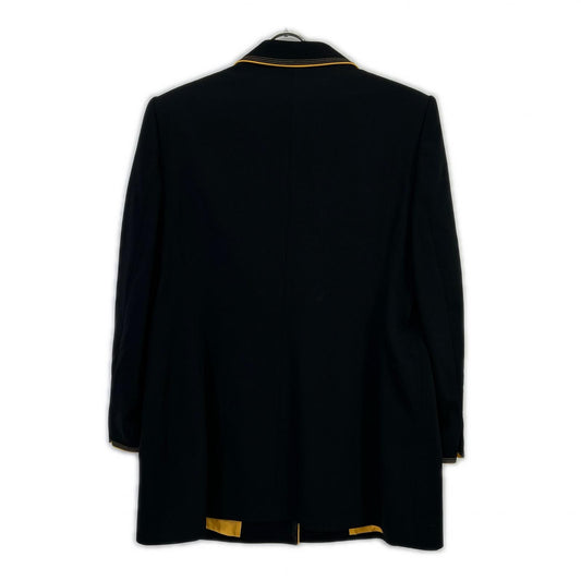 ESCADA エスカーダ ブラック イエローパイピンング テーラードジャケット ジャケット