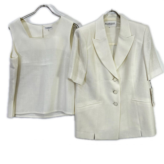 GIVENCHY ジバンシィ ホワイト 半袖シャツジャケット&トップス セット スーツ セットアップ