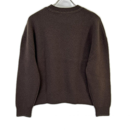 theory luxe セオリーリュクス 5401721 25AW ブラウン Morbi Indy Sweater トップス