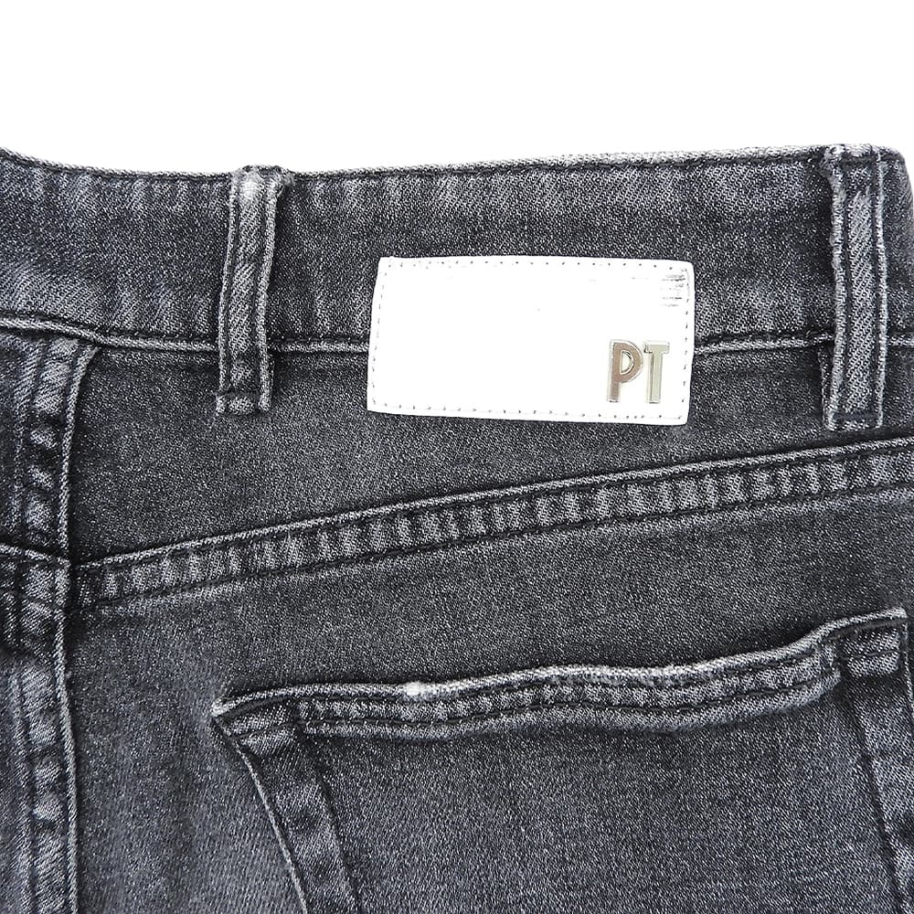 PT TORINO Black-gray SWING denim stretch pants, men's, 28