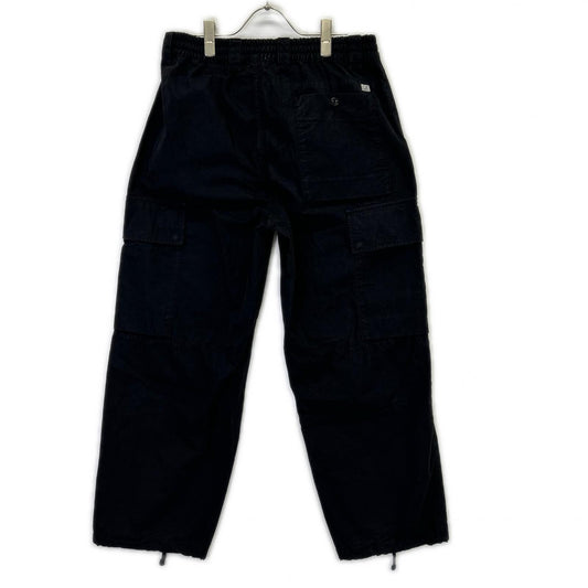 C.P. Company 19CMPA066A 25AW Black CARGO PT IN MICROPEPS PEACHED Bottoms