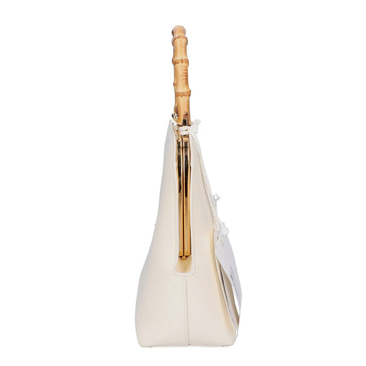 JIL SANDER Jil Sander Like New J07WD0021 GOJI BAMBOO SMALL Square Bamboo Bag Handbag