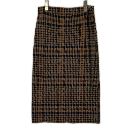 DRIES VAN NOTEN ドリスヴァンノッテン ブラウン チェック ニットスカート スカート