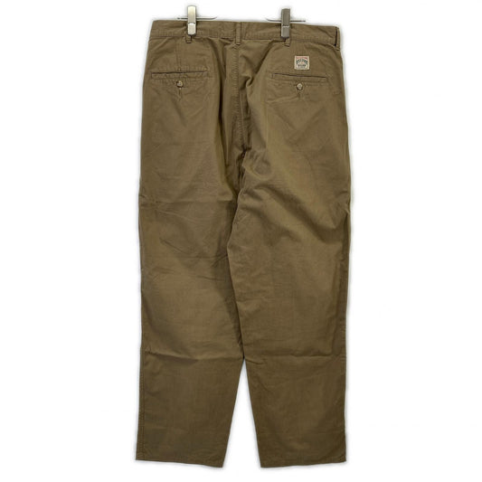POLO RALPH LAUREN ポロ ラルフローレン 90年代 USA製 IMPORTED FABRIC ベージュ ポロチノ パンツ ボトムス