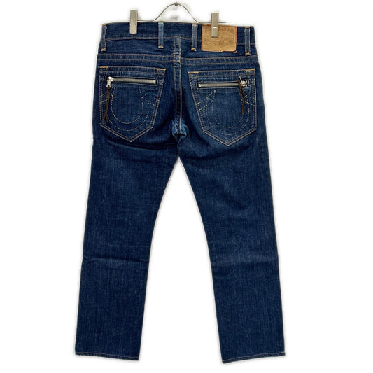 TRUE RELIGION True Religion 035-004601 Indigo Straight Denim Pants Bottoms
