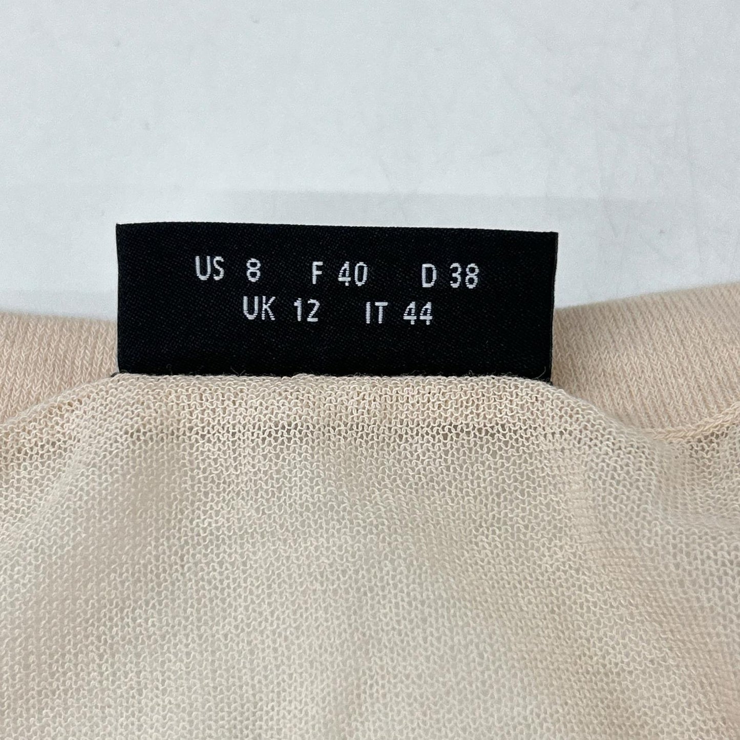 Akris Akris 544400 light pink cotton×nylon cardigan top