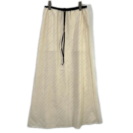 TOMORROWLAND.B トゥモローランドビー 48-05-41-05107 White KASURI striped long skirt Skirt