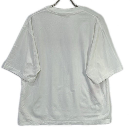 MARNI マルニ HUMU0223GP ホワイト チェックロゴ 半袖Tシャツ トップス