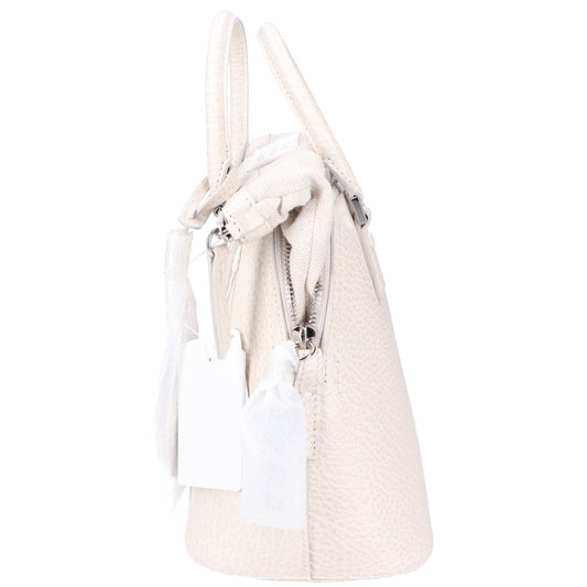 Maison margiela メゾンマルジェラ S56WG0082 ホワイト×ベージュ 5ACミニ 2WAYハンドバッグ ショルダーバッグ