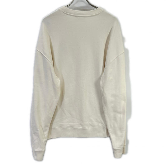 MAISON KITSUNE メゾンキツネ ホワイト カフェキツネ リラックス スウェットシャツ トップス