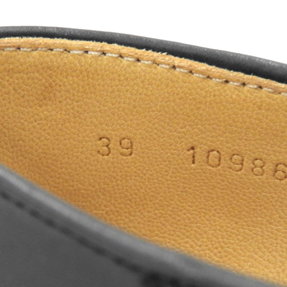 Paraboot パラブーツ 新品同様 LIS NOIR ミカエル レザー チロリアンシューズ メンズ ブラック 39 シューズ