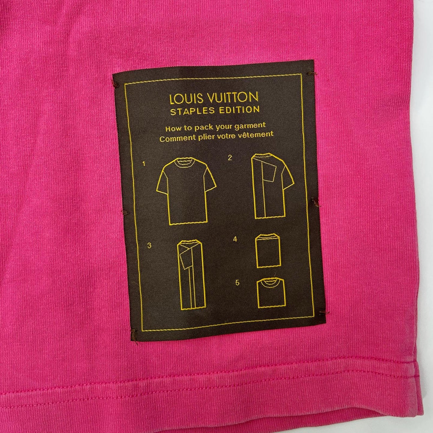 LOUIS VUITTON ルイヴィトン RM222Q JYN HIY47W ピンク 22AW インサイドアウト Tシャツ トップス