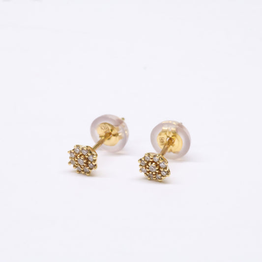 BELLESIORA ベルシオラ K18 0.05刻印 ダイヤモンド ピアス