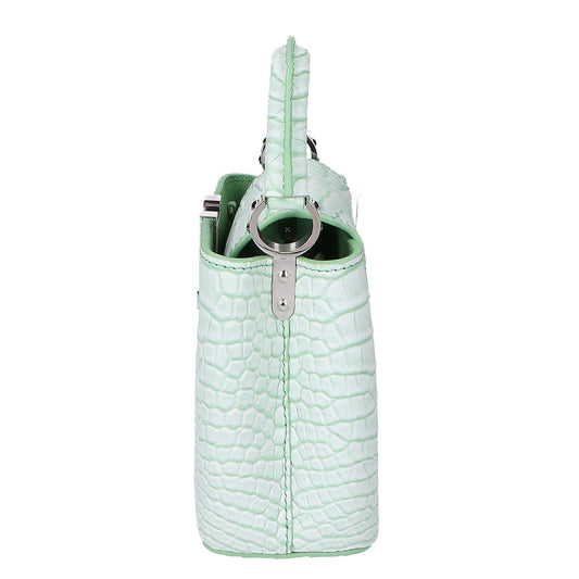LOUIS VUITTON ルイヴィトン 新品同様 クロコダイル ニロティカス ポロサス マット カプシーヌミニ 2WAY ハンドバッグ