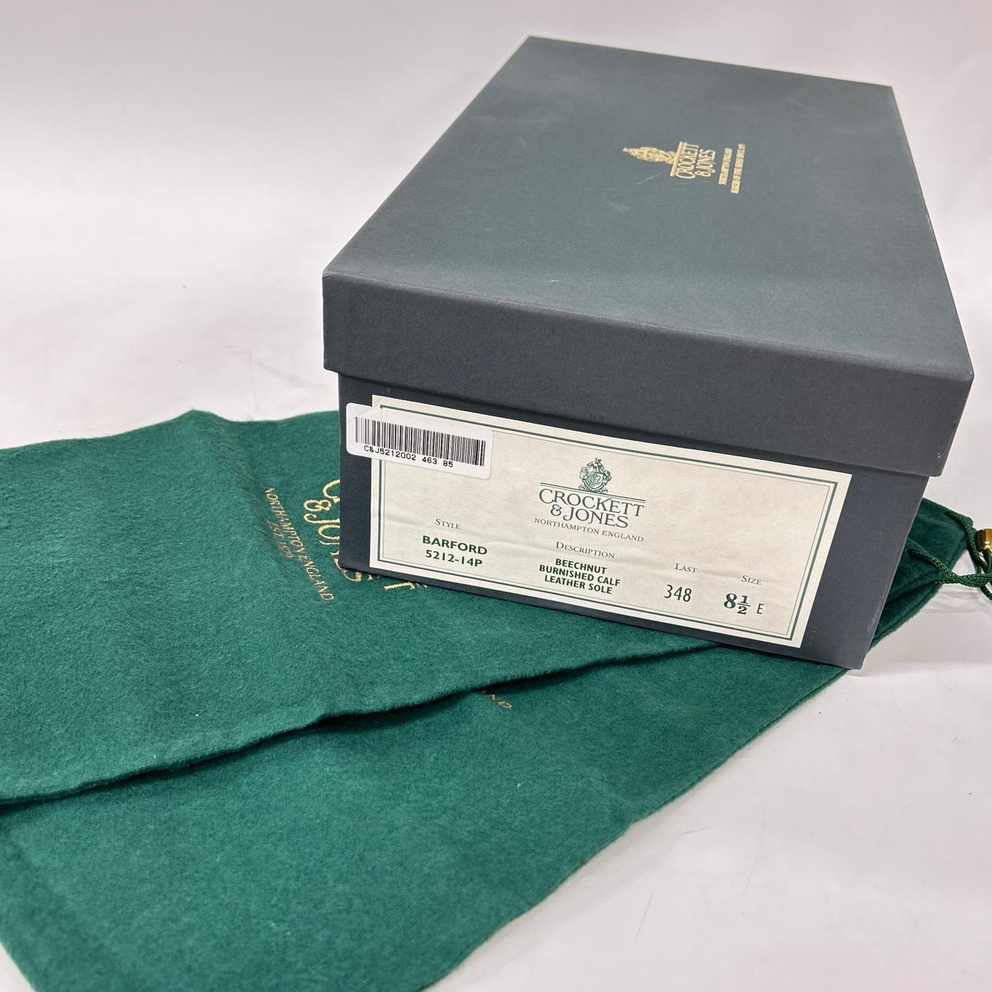 Crockett&Jones クロケット&ジョーンズ 5212-14P BARFORD 348ラスト サドルシューズ シューズ