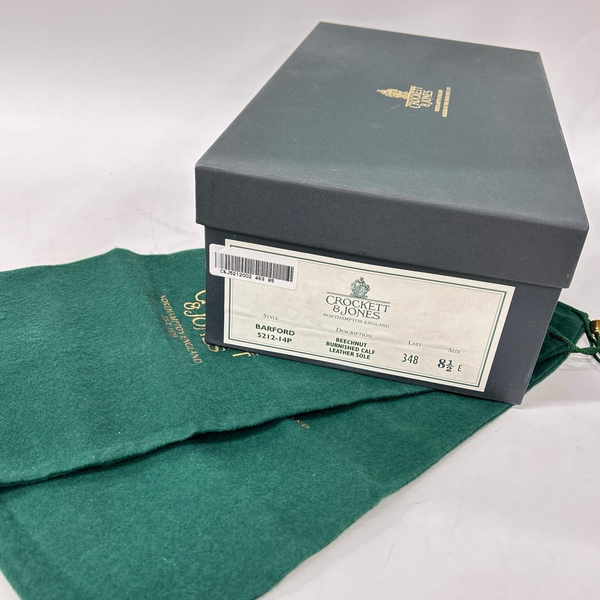 Crockett&Jones クロケット&ジョーンズ 5212-14P BARFORD 348ラスト サドルシューズ シューズ