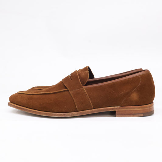 Crockett&Jones クロケット&ジョーンズ 5735-2WR JERSEY 348ラスト スエード コインローファー シューズ