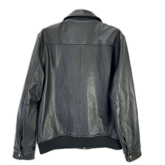SOPHNET. ソフネット SOPH-222003 22AW ブラック カーフレザー LEATHER ZIP JACKET ジャケット