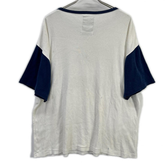 BOWWOW バウウワ WEST POINT LOGO RIBBED ダメージ加工 ラグランスリーブ 半袖Tシャツ トップス