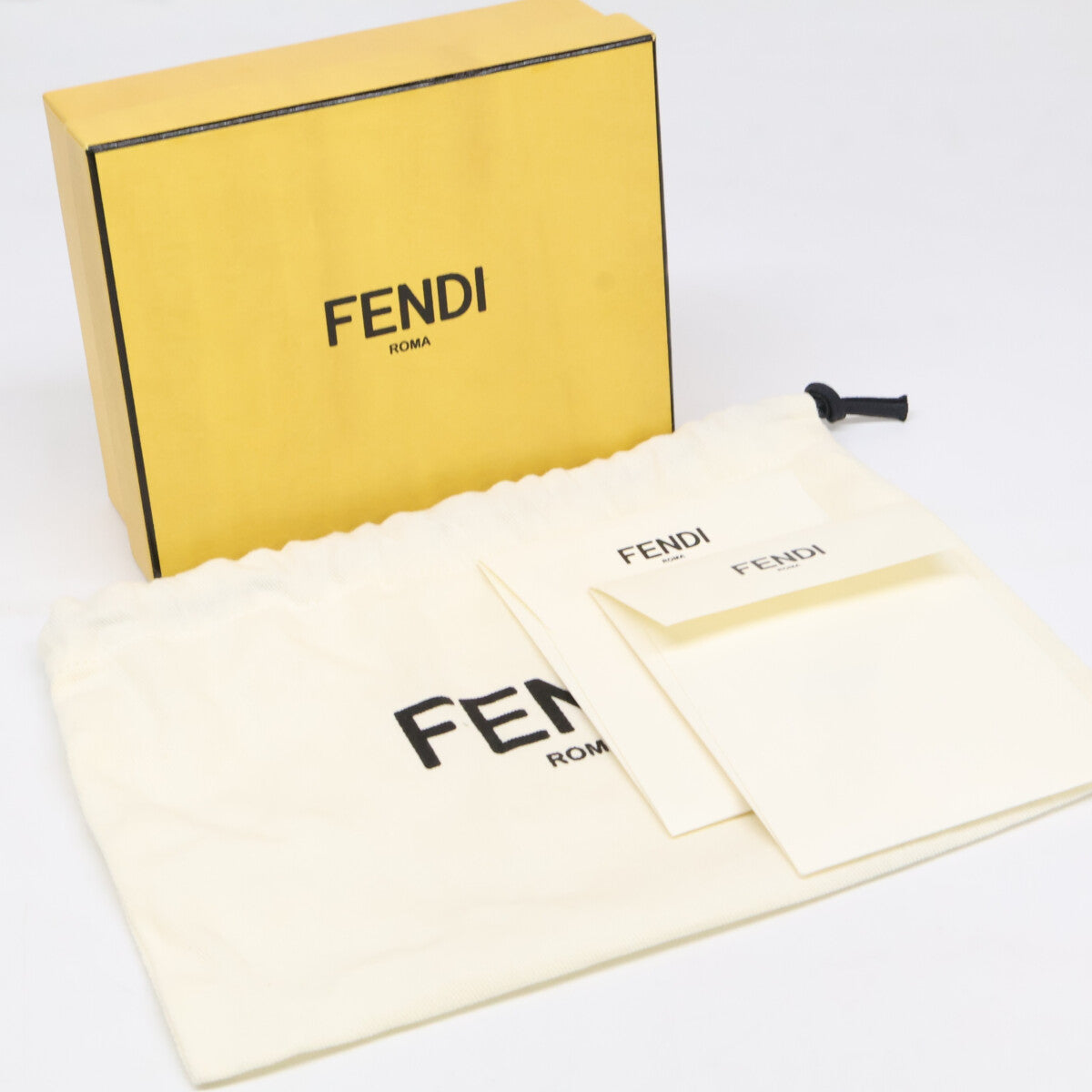 FENDI フェンディ 【新品同様】7AS051 AL9E ファースト ナノ フォックスファー チェーン ショルダーポーチ ショルダーバッグ