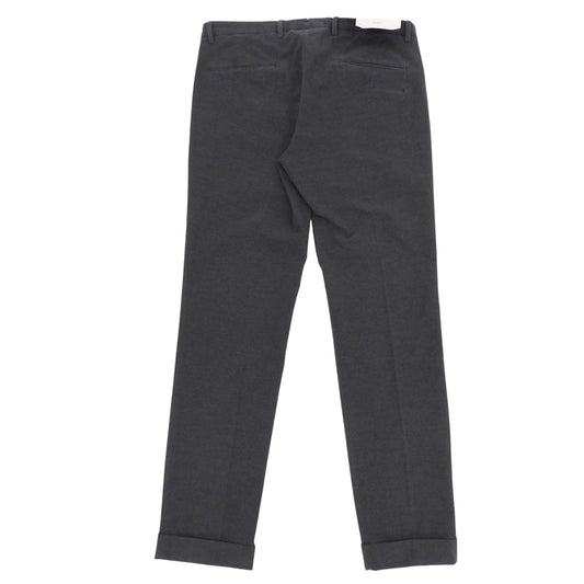 BRIGLIA 1949 ブリリア1949 新品同様 SLIM FIT ノープリーツパンツ ボトムス メンズ コットン グレー 48 BG03 ボトムス