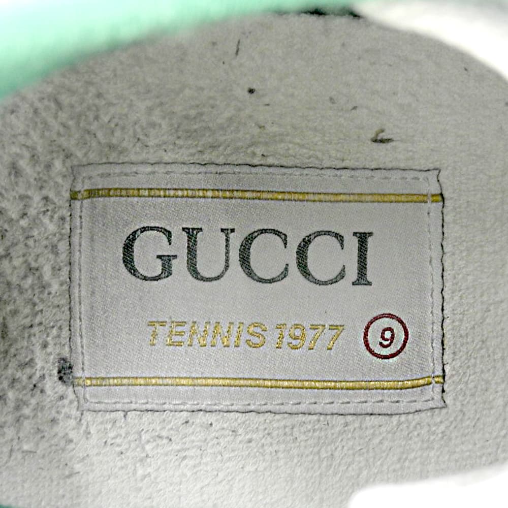GUCCI グッチ TENNIS 1977 ハイカットスニーカー シューズ メンズ グレー 9 シューズ