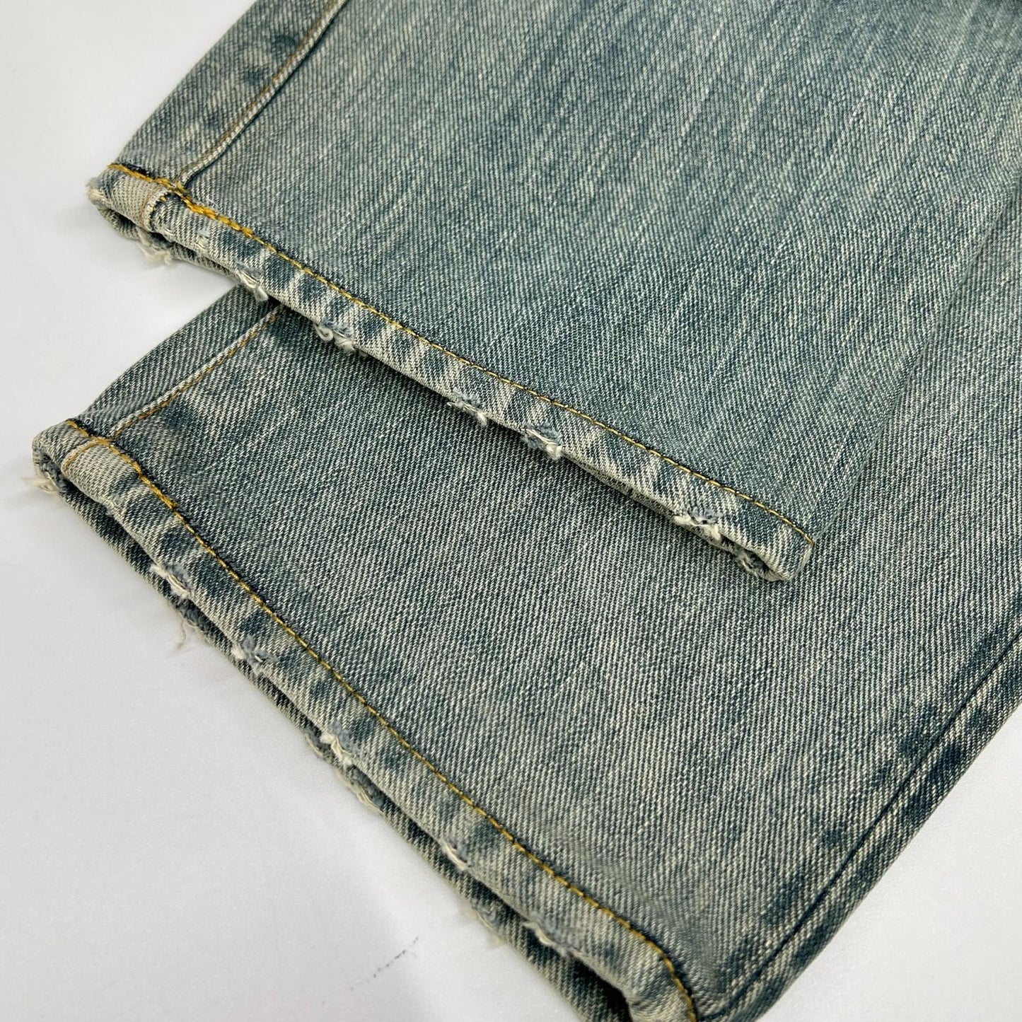 RRL ダブルアールエル ライトブルー フェード SLIM FIT JAPAN WOVEN SELVEDGE DENIM ボトムス