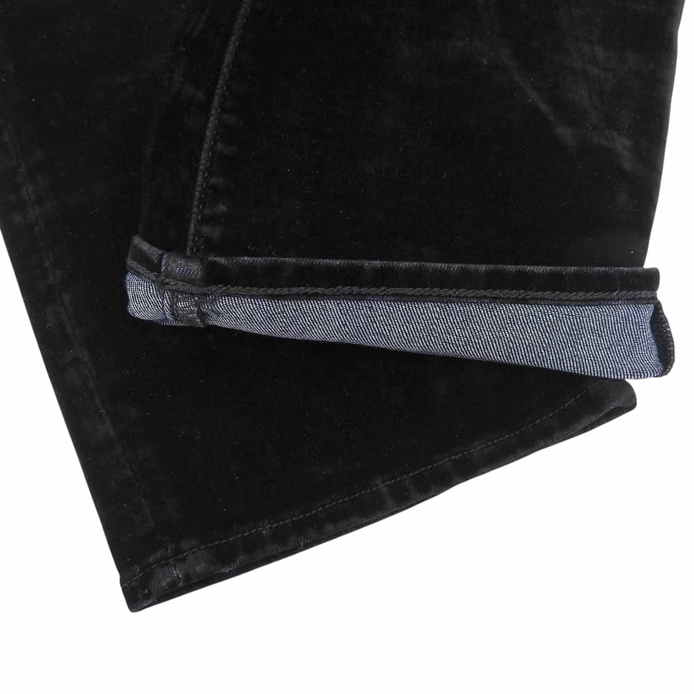 G-STAR RAW ジースターロゥ 美品 3D SLIM pant スリム パンツ ベロア ボトムス メンズ ブラック 36/32 ボトムス