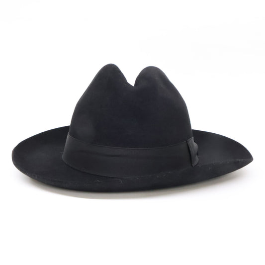 Borsalino ボルサリーノ 【美品】490002 0421 ラビットファーフェルト 中折れハット 帽子
