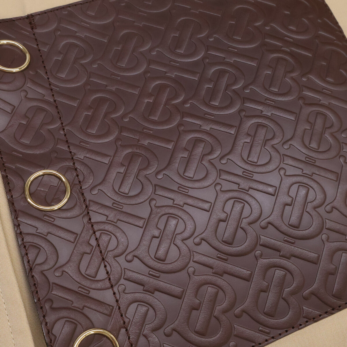 BURBERRY バーバリー 【新品同様/国内正規】8014410 裏地ノヴァチェック TBロゴレザーパッチ コート