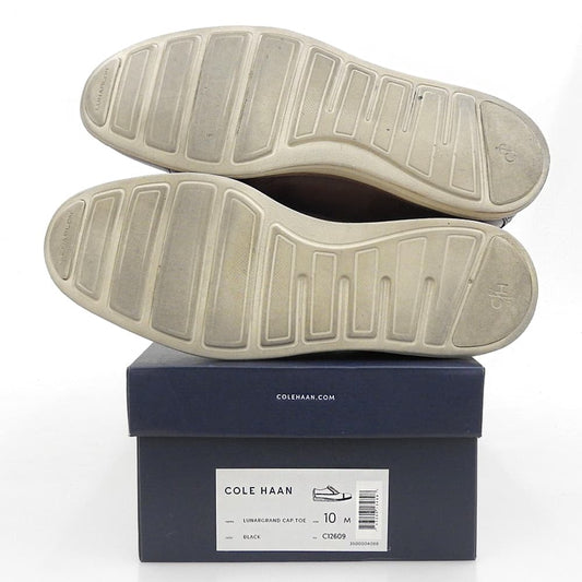 COLE HAAN コールハーン 美品 ルナグランド シューズ メンズ レザー ブラウン 9.5 C12609 シューズ