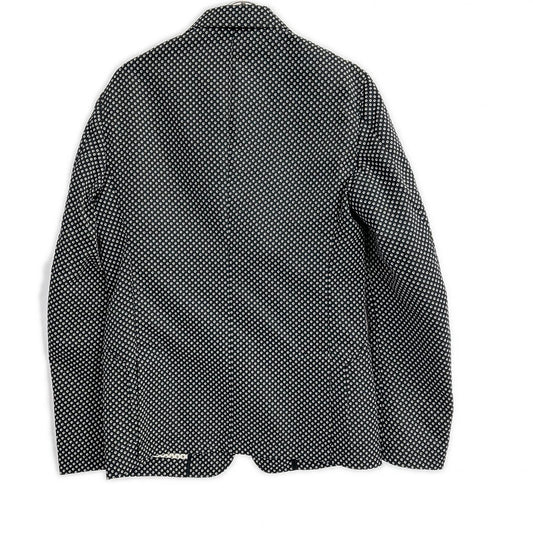 DOLCE&GABBANA ドルチェアンドガッバーナ G2IN2T ブラック ドット総柄 テーラードジャケット ジャケット