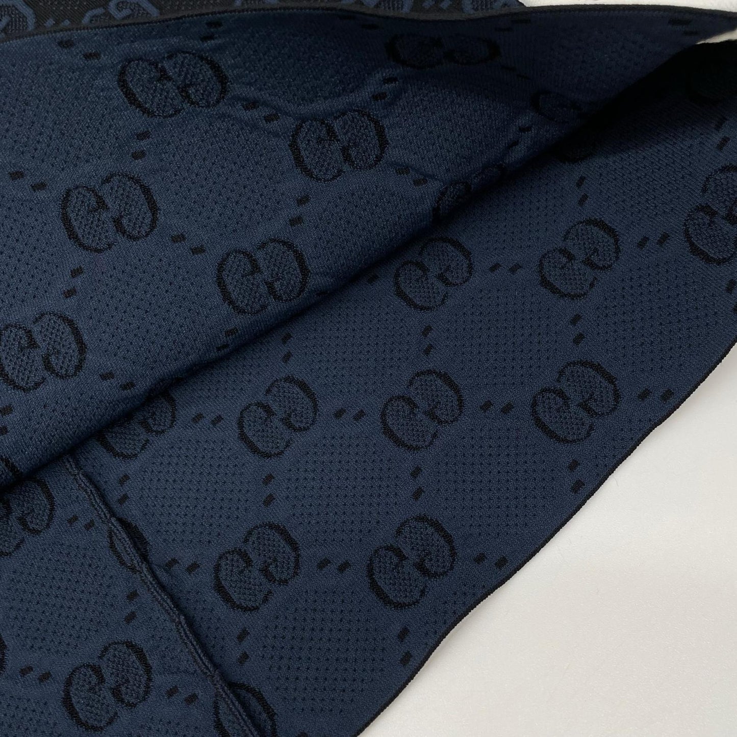 GUCCI グッチ 754040 ネイビー GGファインコットン ジャカード スカート スカート