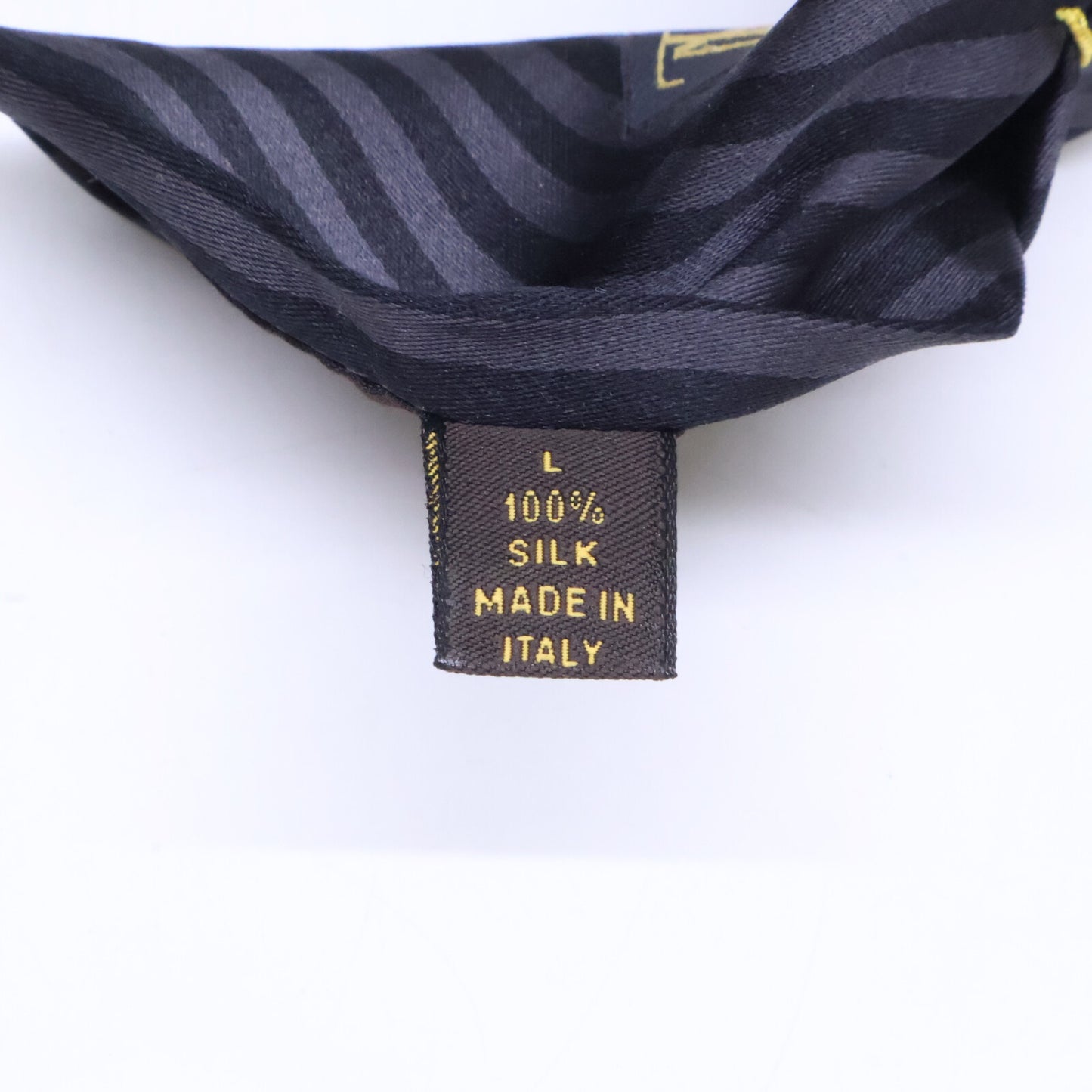 LOUIS VUITTON ルイヴィトン 【美品】ストライプ シルク ネクタイ