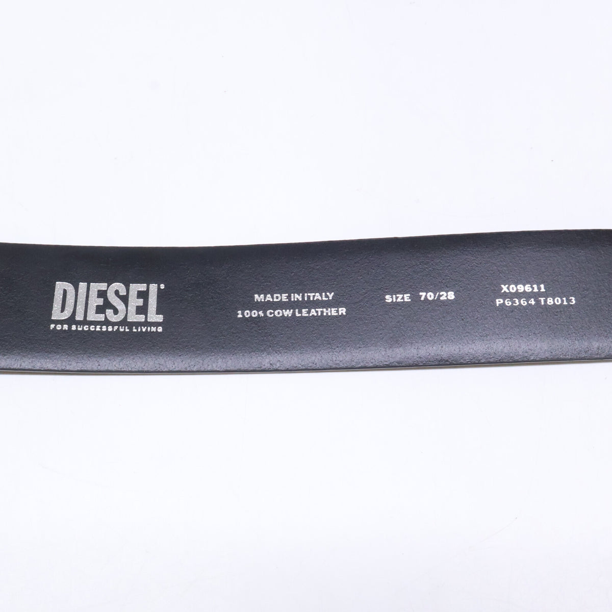 DIESEL ディーゼル 【美品】X09611 P6364 T8013 ビジューバックル レザー ベルト