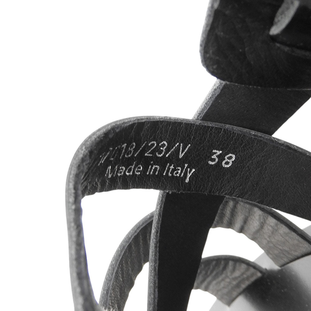 Paraboot パラブーツ 新品同様 NOIR TIARE サンダル シューズ レディース ブラック 38 シューズ
