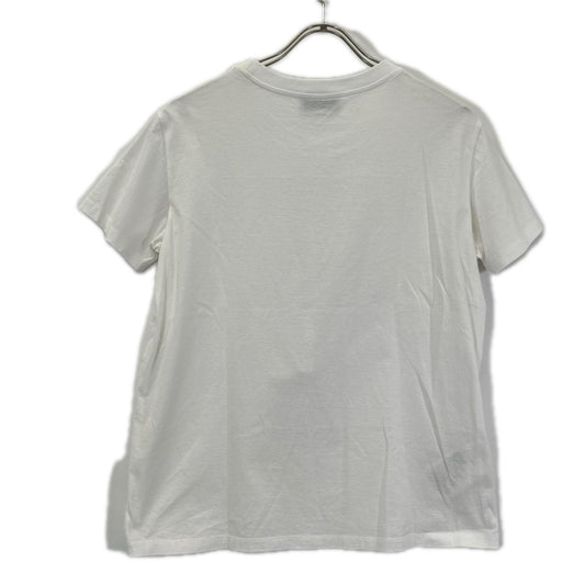 PRADA プラダ 17年 ホワイト デタッチャブル ピンクフリル Tシャツ トップス