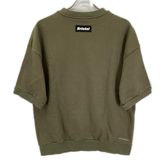 F.C.Real Bristol エフシーリアルブリストル 250077 カーキ クルーネック バギー スウェット カットソー トップス