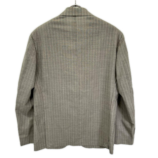 Sartorio Sartorio Beige x white 100% wool striped tailored jacket jacket