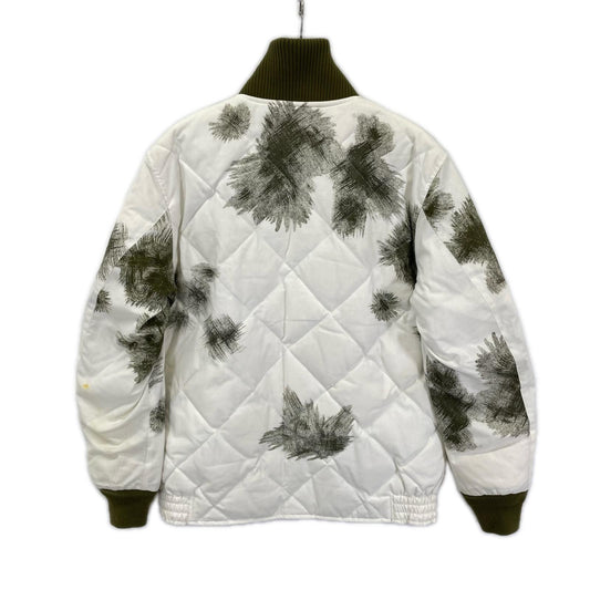 R.H VINTAGE Ron Herman Vintage 2820400153 White×Khaki Quilted Down Pharaoh Jacket Jacket