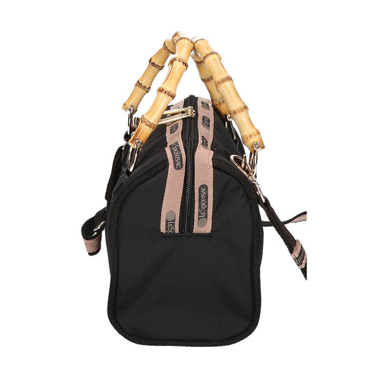 LESPORTSAC レスポートサック SM BAMBOO BOSTON バンブーハンドル ナイロン ハンドバッグ